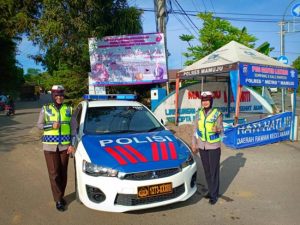 Lewat Public Address Imbau Masyarakat Tertib Lalu Lintas