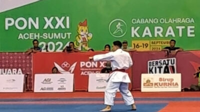 Langkah Karate Sulbar Terhenti di Perempat Final PON XXI Aceh Sumut 2024